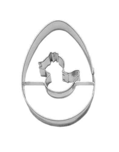 Egg / chick cut-out – cookie cutter, stainless steel