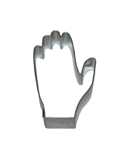 Hand – cookie cutter, tinplate