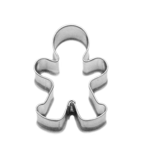 Gingerbread man – cookie cutter, 30 mm, stainless steel