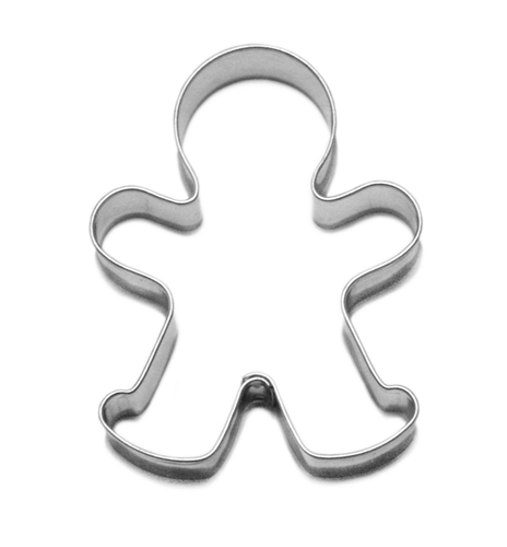 Gingerbread man – cookie cutter, 130 mm, stainless steel