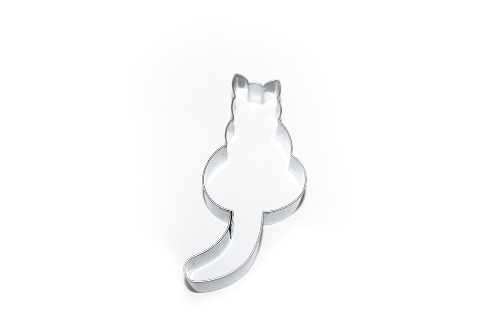 Cat – cookie cutter, 85 mm, stainless steel
