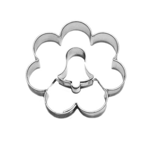 Blüte / Glöckchen – große Ausstechform, Weißblech