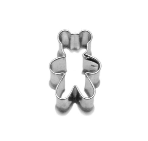Teddy bear – miniature cookie cutter, stainless steel