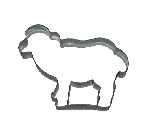 Lamb II – large cookie cutter, stainless steel