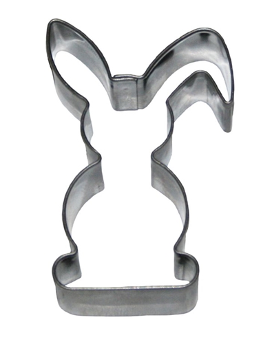Bent ear rabbit – cookie cutter, 30 mm, stainless steel