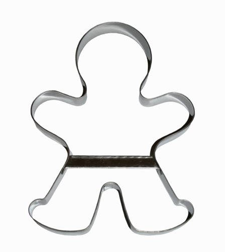 Gingerbread man – cookie cutter, 180 mm, tinplate