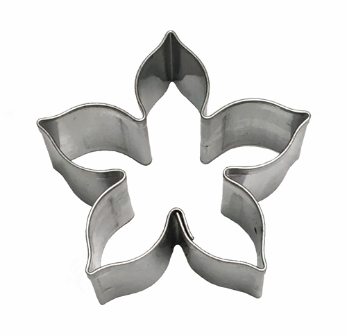 Clematis – low-edge cookie cutter, stainless steel