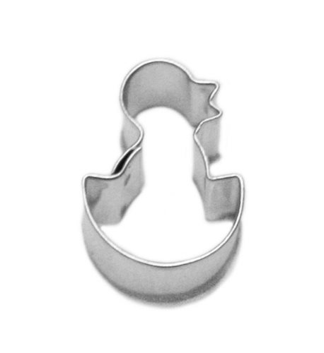 Chick-in-egg – miniature cookie cutter, stainless steel