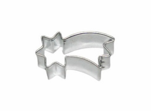 Small comet – miniature cookie cutter, stainless steel