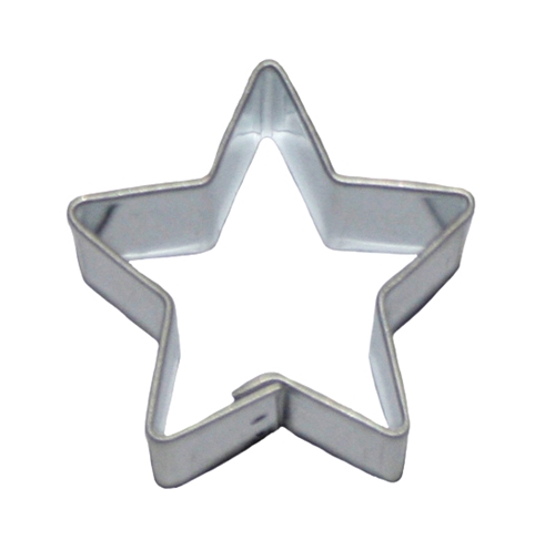 Star – cookie cutter, 5-pointed, 75 mm, tinplate