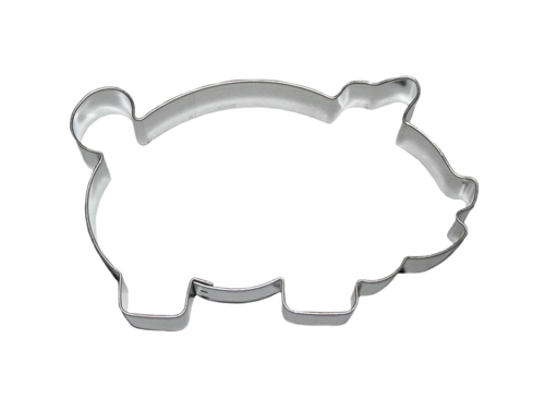 Piglet – large cookie cutter, stainless steel