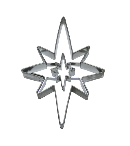 Star / star cut-out – cookie cutter, 8-pointed, tinplate