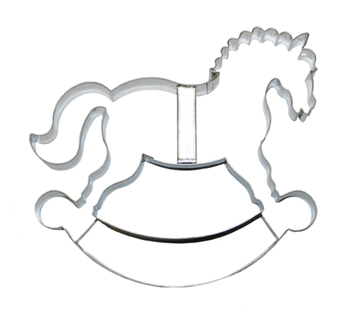 Rocking horse – cookie cutter, stainless steel