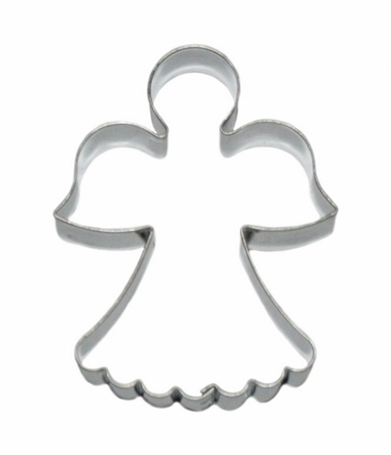 Angel – medium cookie cutter, stainless steel