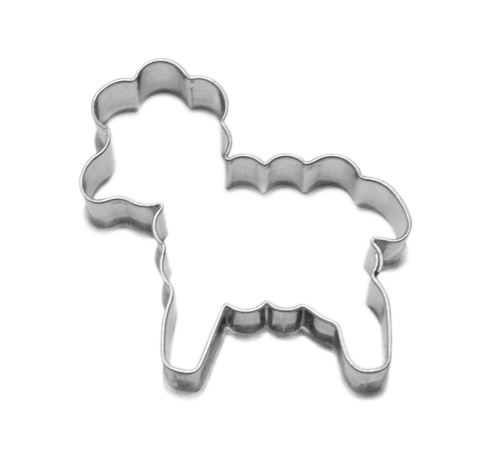 Sheep – small cookie cutter, stainless steel