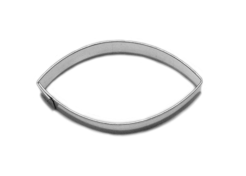 Oval – large cookie cutter, stainless steel
