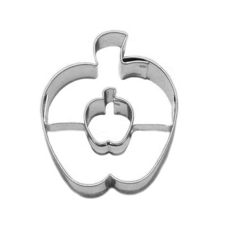 Apple / apple cut-out – cookie cutter, tinplate