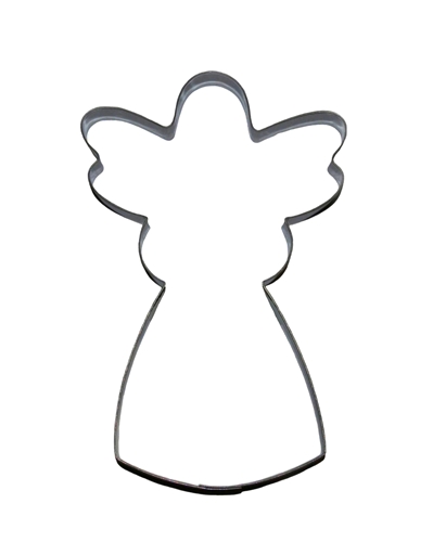 Angel – large cookie cutter, stainless steel