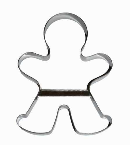 Gingerbread man – cookie cutter, 180 mm, stainless steel