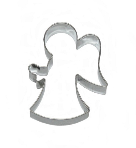 Angel in profile – cookie cutter, stainless steel
