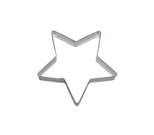 Stern – Ausstechform, 5 Zacken, 113 mm, Weißblech